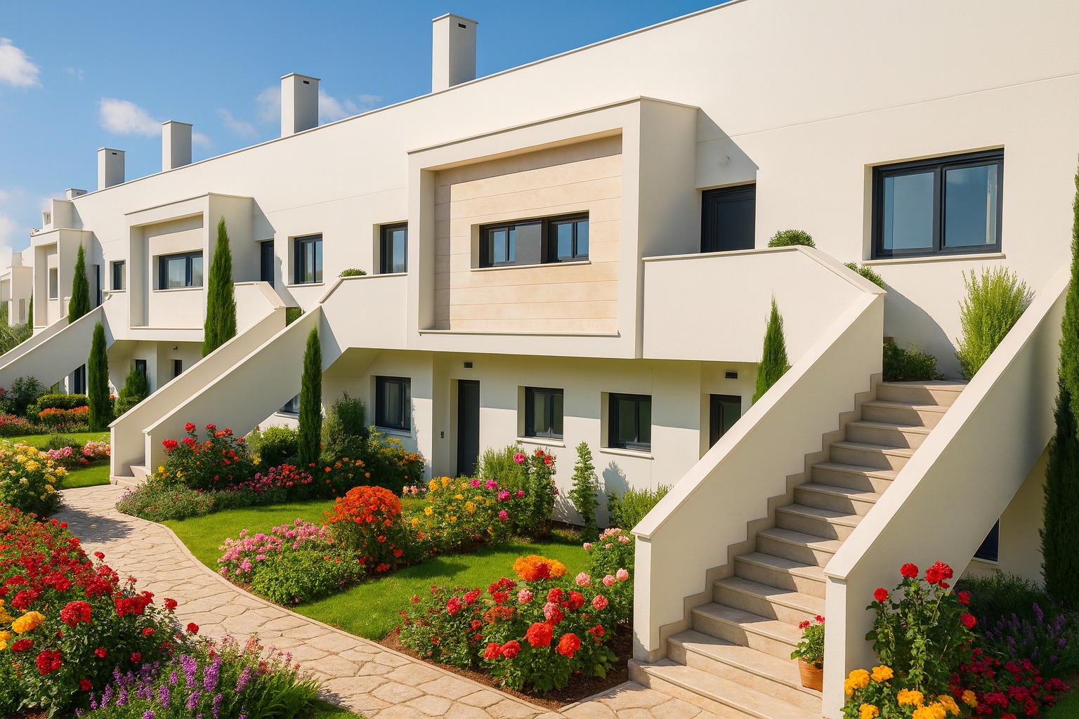 Vivienda de obra nueva moderna